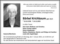 eine Anzeige