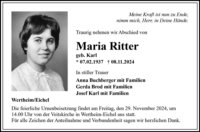 eine Anzeige