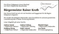 eine Anzeige