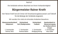 eine Anzeige